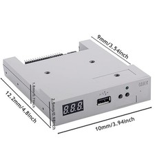 GoTEK SFR1M44-U100 3.5'' 1.44MB USB SSD Floppy Drive Emulator Grey