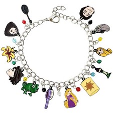 Disney Tangled, Rapunzel, Colored Charm Bracelet
