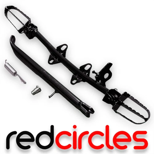 PIT DIRT BIKE SIDE STAND FOOT PEG REST 125cc 110cc 140cc FOOTRESTS FOOTPEGS