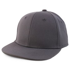 Plain Structured Flatbill Snapback Cap Fits Infant to Youth - FREE SHIPPING