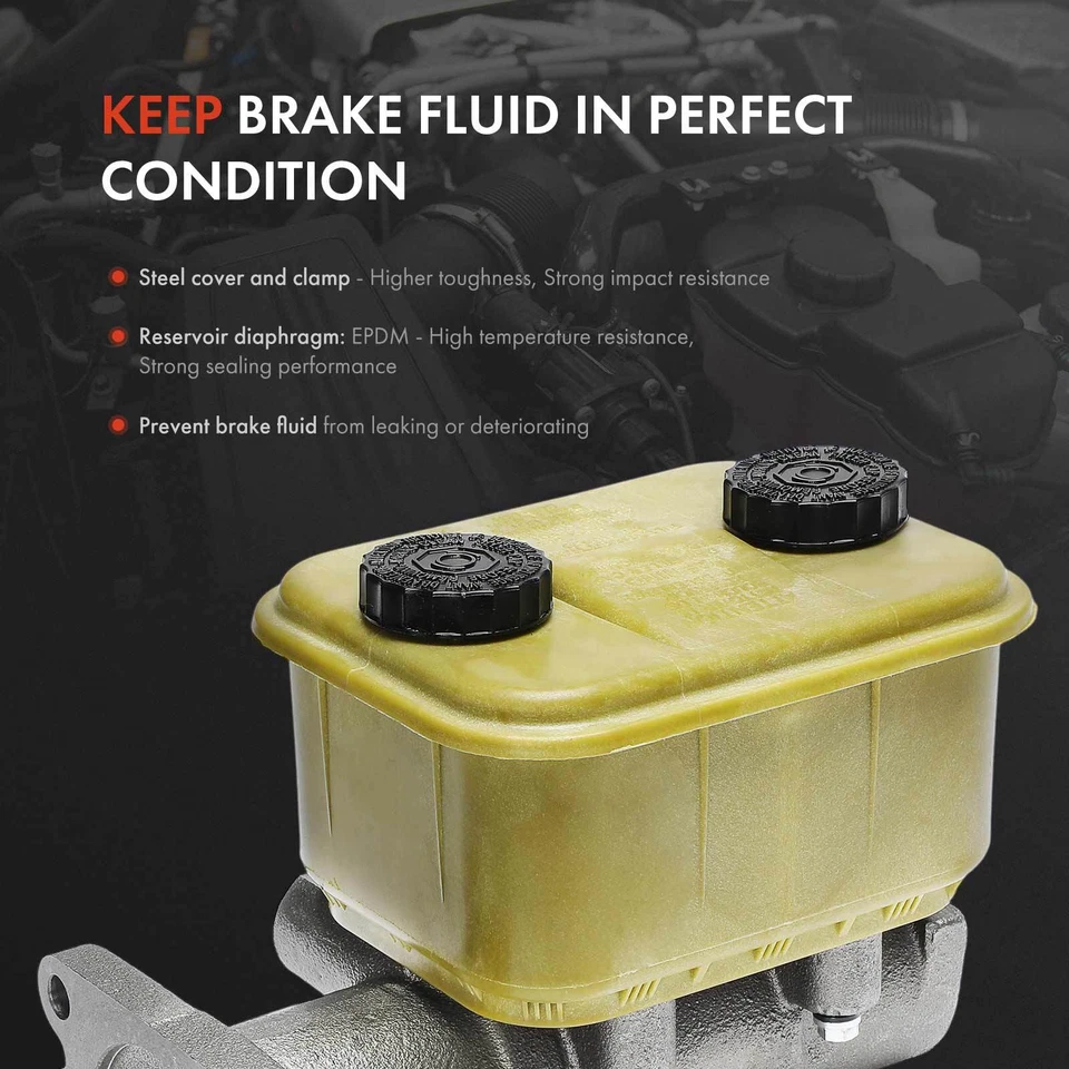 Cilindro maestro de freno con depósito para Chevrolet C60 1980-1984 C70 1980 C7000 Foto 3 de 4