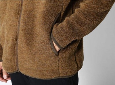 Rare Snow Peak Wool Fleece Jacket L Brown | eBay