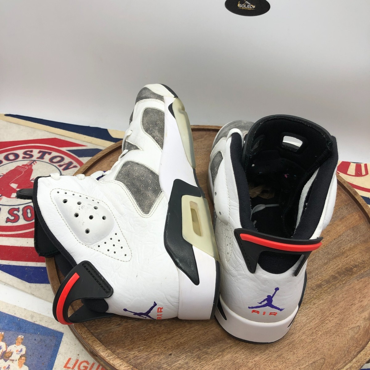 Nike Mens Air Jordan 6 LTR Retro Flint Grey Flight Nostalgia