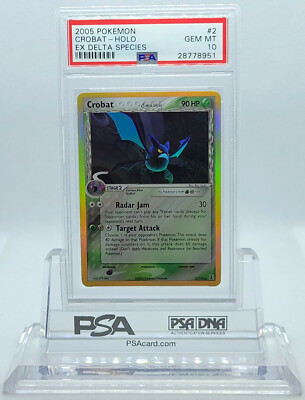 2005 POKEMON EX DELTA SPECIES CROBAT #2 HOLO PSA 10 GEM MINT