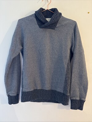 H&M Knit Cardigan Sweater Turtleneck Collar Men's XS