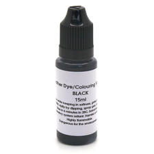 BLACK Leather Dye for HONDA Saddle Seat Repair Colouring Stain Paint
