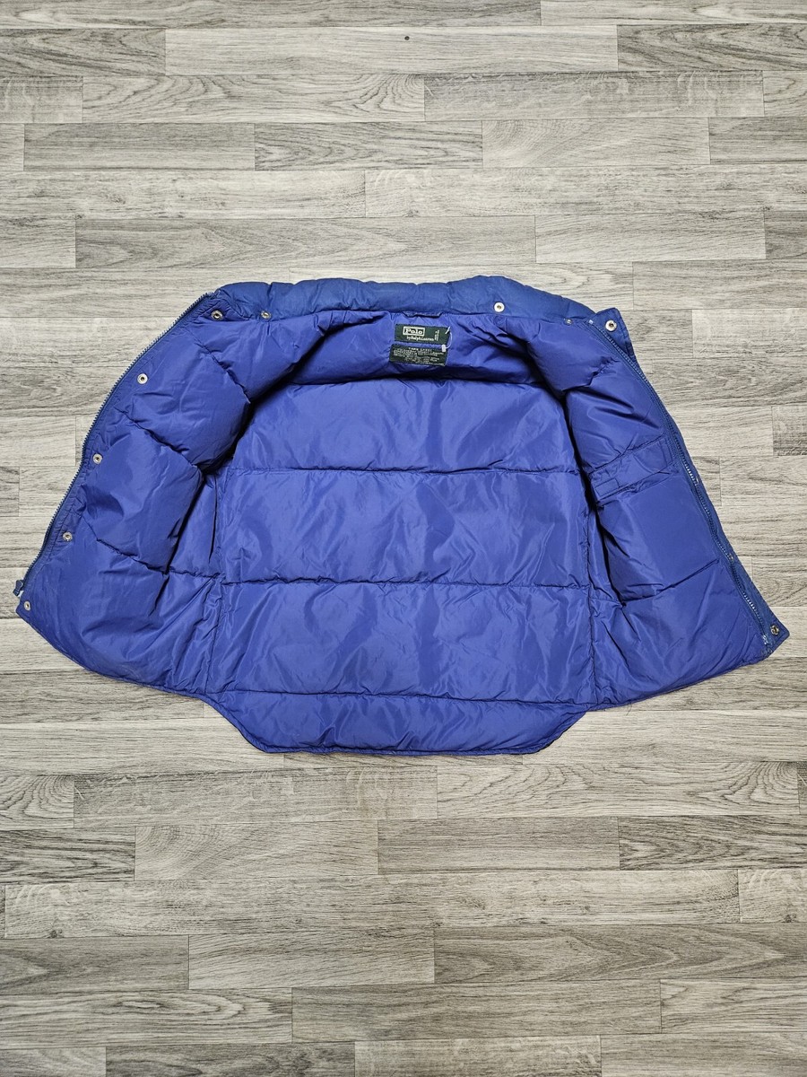 Vintage Polo Ralph Lauren Blue Circle Ski Cookie Vest Boys Large