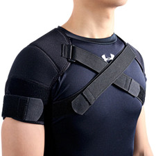 Double Shoulder Support Brace Neoprene Strap Wrap Protector XL
