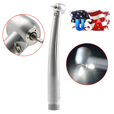 Dental LED Handpiece torque Head 3-Water Spray E-generator Air Turbine 2Holes