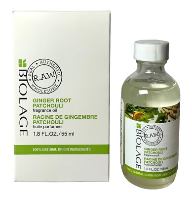 Matrix Biolage RAW Ginger Root & Patchouli Fragrance Oil 1.8 oz & Dropper