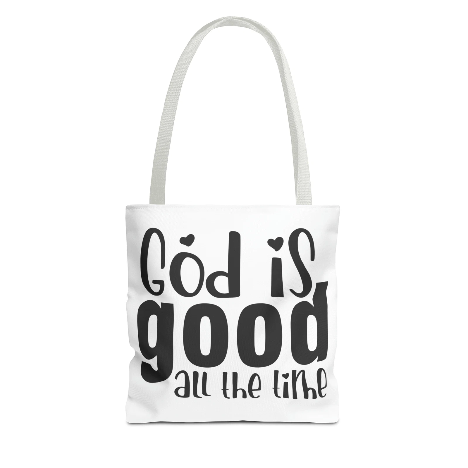 God is Good All the Time Tote Bag (AOP)