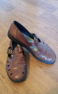 Rieker Antistress Women's Size EUR 41 US 9.5 Brown Cutout design Sandals | eBay