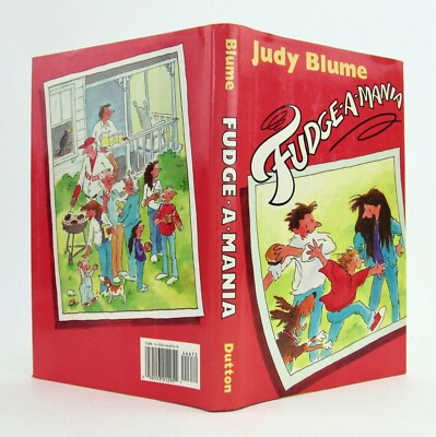 FUDGE-A-MANIA Judy Blume 1990 First Edition 1st Printing HBDJ EXC