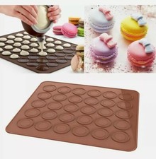 Silicone Macaron Mat Tray 30 Circles French Macaroon Mold Oven Baking Tool Mould