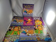 Vintage Garfield The Cat School Folder Lot Of 7 Paws