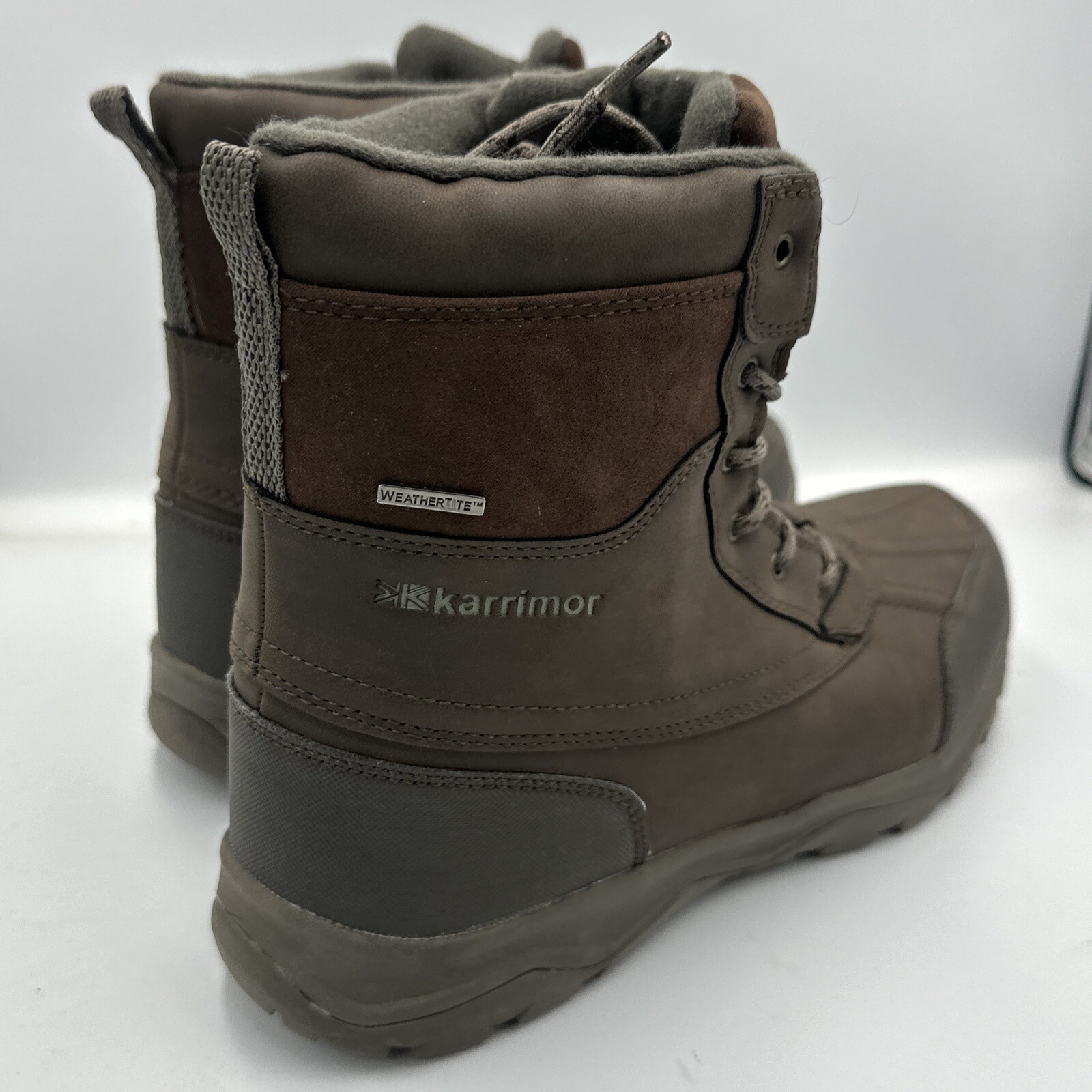 Karrimor Edmonton Mens Walking Hiking Ankle Boots Brown Size UK 9
