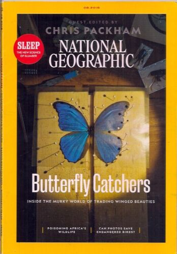 national geographic-AUG 2018-BUTTERFLY TRADE. - Imagen 1 de 2