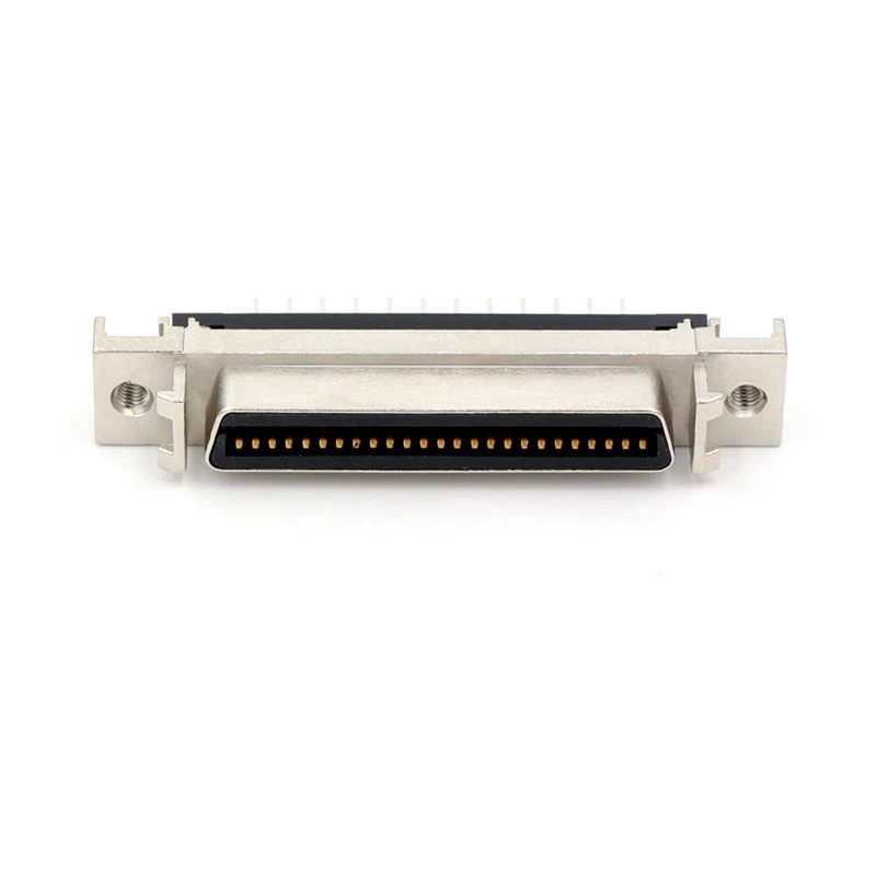 Conector SCSI doble capa 50PIN SCSI servoaccionamiento placa enchufable cabeza hembra Foto 2 de 4