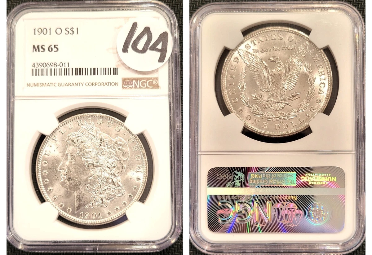 1901 Year Grade MS 65 Morgan Dollars (1878-1921) for sale | eBay