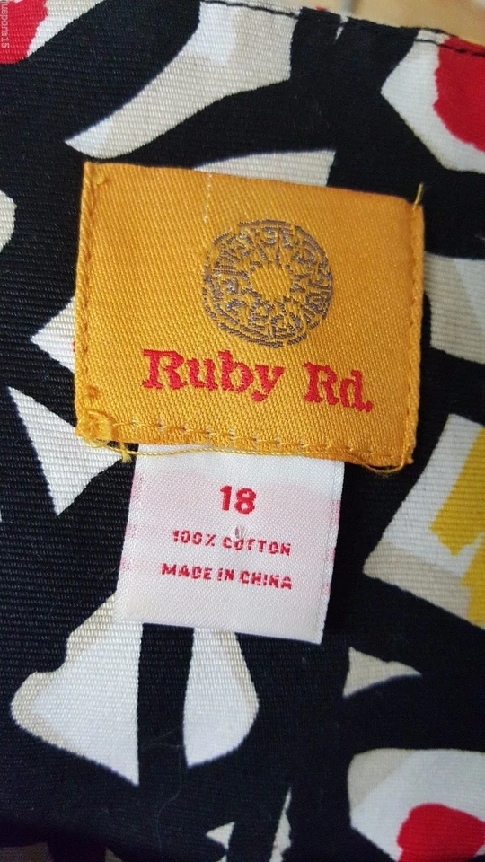 Ruby Rd Womens Jacket Coat Size 18 Multicolor - Image 2 of 4