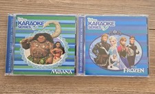 Disney Karaoke Series Moana  Frozen CD G Karaoke Lyric Graphics 16 Tracks 2-CDs
