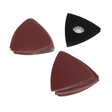 51pcs Multitool Sandpaper 80mm Triangular Sanding Pad 60 80 120 180 240 Grit New 0.31 per gallon