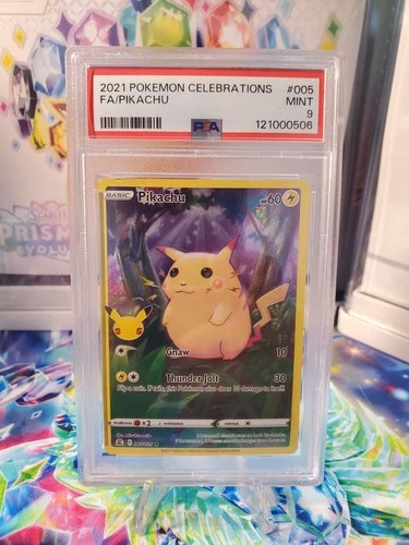 Pokemon - Celebrations Pikachu Full Art 005/025 - MINT PSA 9