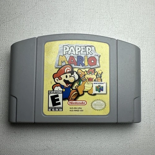 Paper Mario Nintendo 64 N64 - Authentic