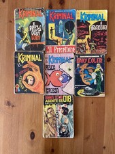LOTTO 7 FUMETTI DA LETTURA 5 KRIMINAL, 1 DANY COLER,1 DENNIS COOB