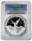 2021 Mo PCGS PR69 DCAM Proof Mexico 1 oz Silver 0.999 Libertad Onza Coin #63210A