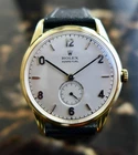 A RARE VINTAGE 1950s GENTS ROLEX  PERPETUAL "BUBBLEBACK" REF.  4021 IN 18K GOLD
