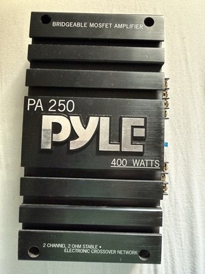 Pyle Pa 250 Verstärker( 2Stück) +3 CinchKabel 2m Gebraucht aber Top!