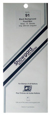 Showgard 91/264mm Stamp Mounts - Extra-Wide Jumbo Souvenir Sheets Black