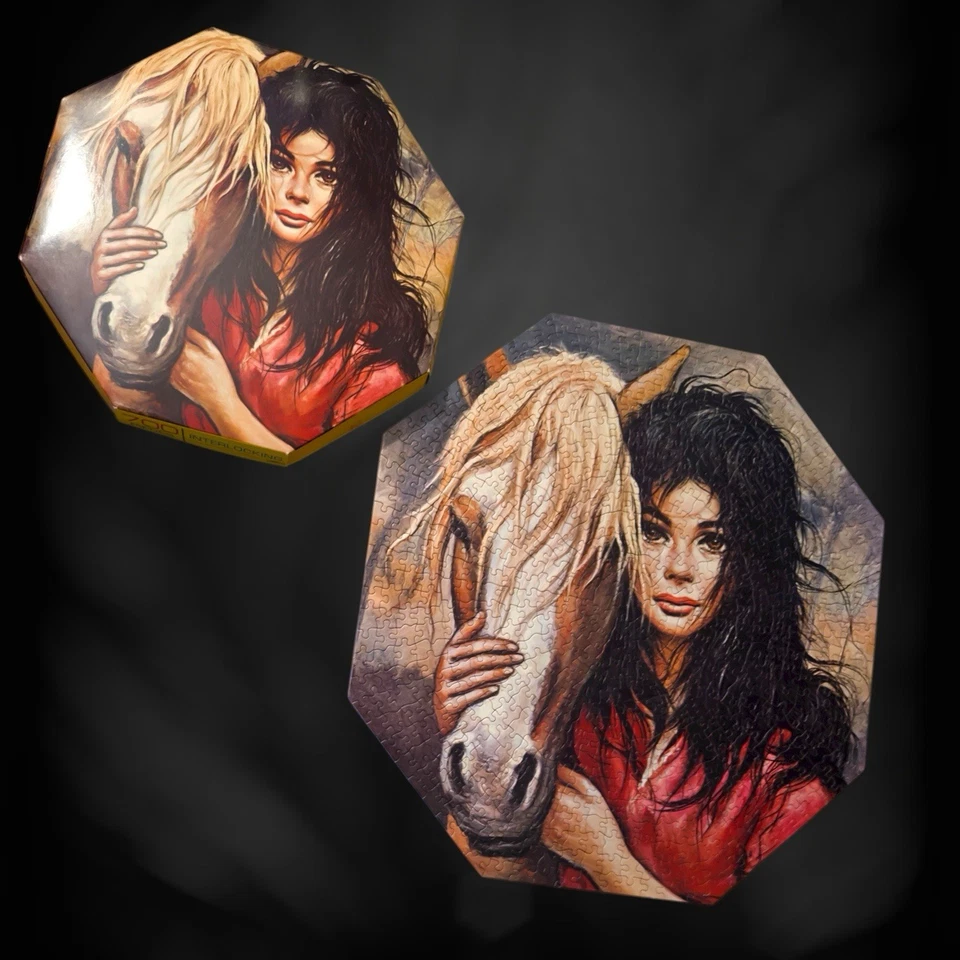 Vtg 1966 “My Pride” Big Eye Girl Horse Devon Puzzle - Not Michael Jackson - - Image 4 of 4