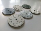 Six Vintage Pocket Watch Dials For Parts/Repairs/Arts/Crafts Projects (Lot #148) — photo 2