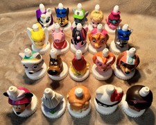 Good 2 Grow Juice Toppers Lot Of 20 Various Disney Trolls Paw Patrol My Little