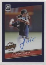2020 Donruss Optic Highlights Signatures Blue Prizm 39/50 Josh Hader Auto 1kk