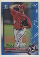 2022 Bowman Chrome Prospects Blue Refractor 43/150 Andry Lara #BCP-70 06bg