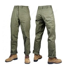 Retro WWII WWII US Marine Corps MARINE HBT Green Field Combat Pants Men's