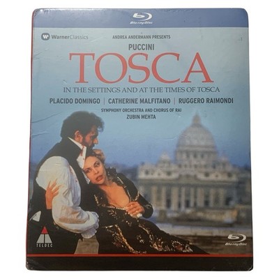 PUCCINI DOMINGO MALFITANO RAIMONDI METHA - Tosca - Blu-Ray - NEW
