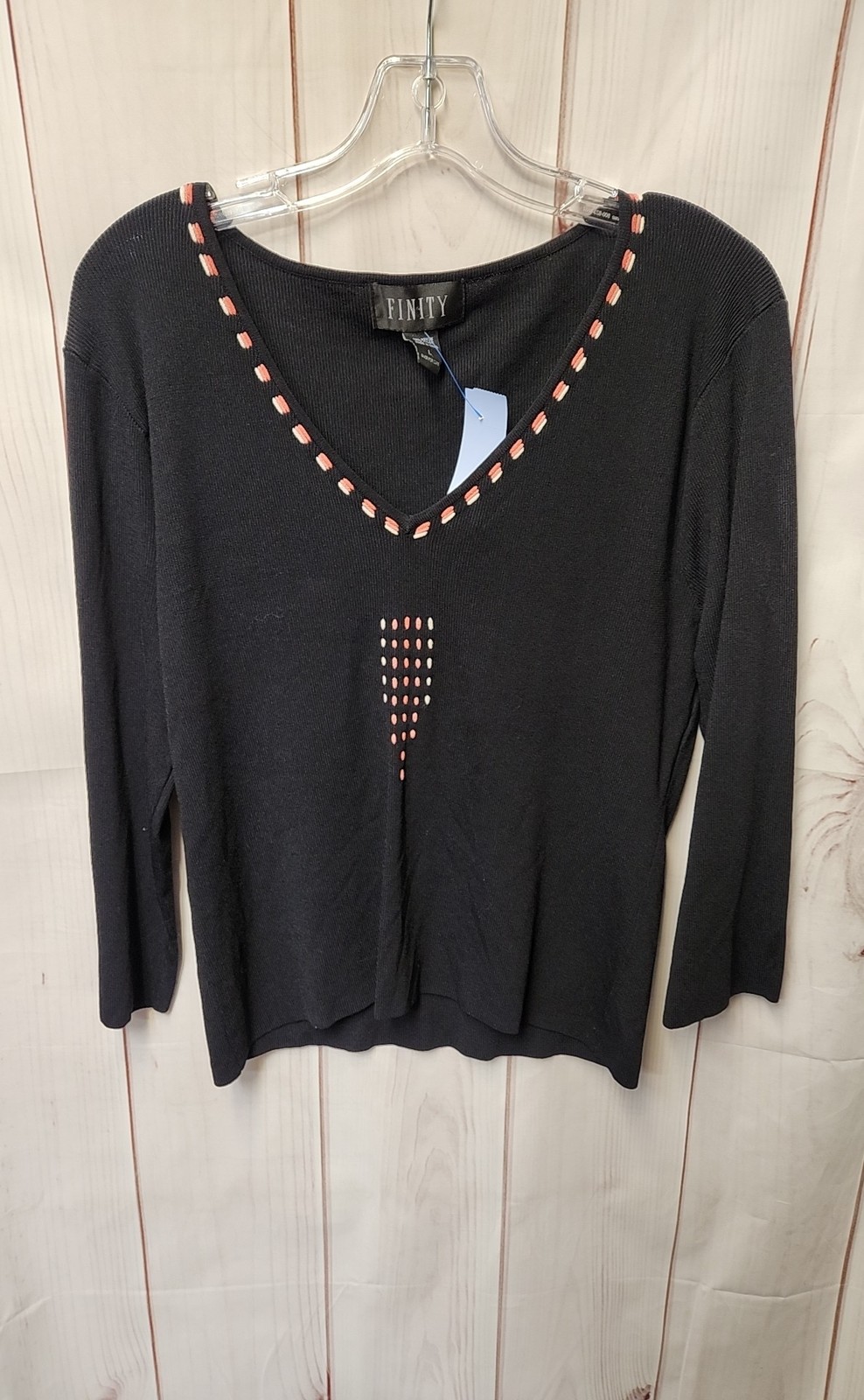 Finity Women's Size L Black Sweater