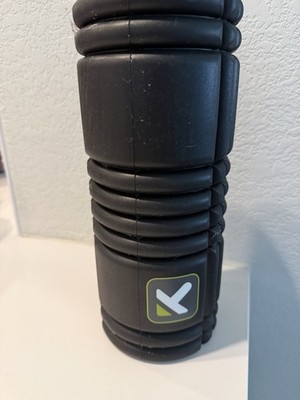 Trigger Point Performance The Grid Massage Foam Roller Black Green Hollow Design