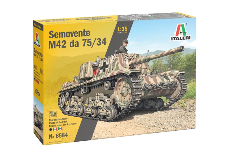 Char Semovente M42 Italeri 1/35 à monter pour atelier modélisme adulte
