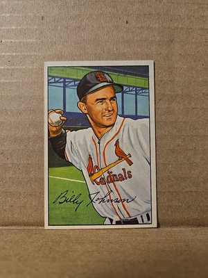 1952 Bowman Billy Johnson St. Louis Cardinals #122 EX 