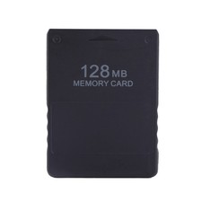 High Speed PS2 Memory Card 128MB 2, Compatible with McBoot and 128M, Black