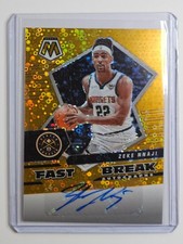 Zeke Nnaji 21-22 Mosaic Auto Disco Prizm /10 #FBA-ZNJ Nuggets Rare ✍️