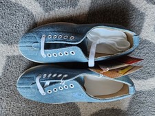 New in Box Linds Championship Series Bowling Shoes - Women's RH 4 B - Blue SUEDE