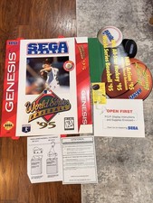SEGA Genesis Sports World Series Baseball 95 Video Store POP Display Kit NEW