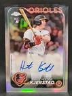 2024 Topps Chrome Heston Kjerstad Baltimore Orioles Rookie Auto Refractor /499