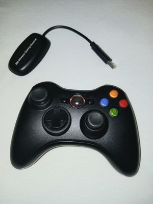 Etpark Wireless Controller for Xbox 360, 360-wireless, Black-wireless